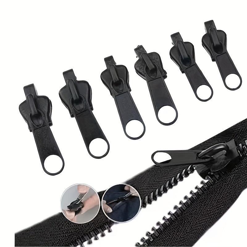 6pcs Bag Zipper Head Plastic/Metal Universal Zipper Head