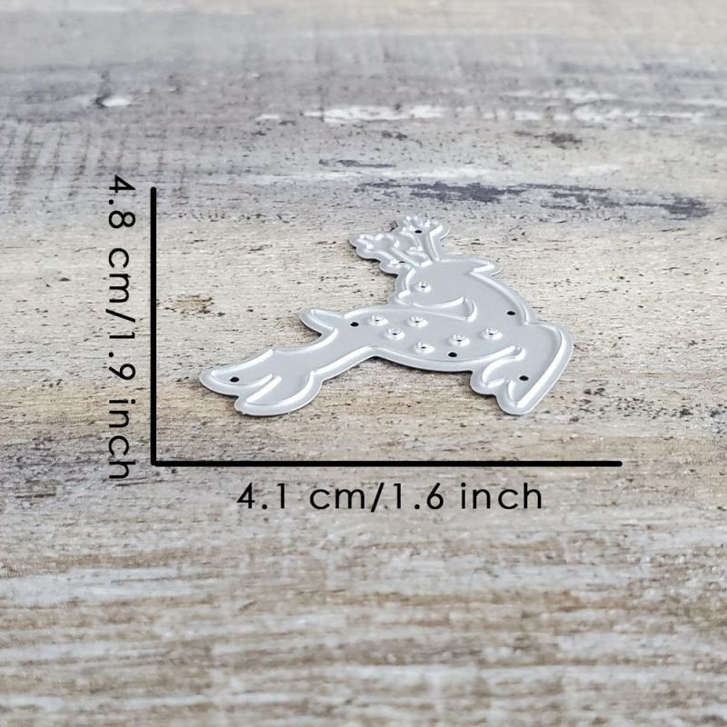 1pc Christmas Deer Metal Cutting Dies DIY Craft Embossing