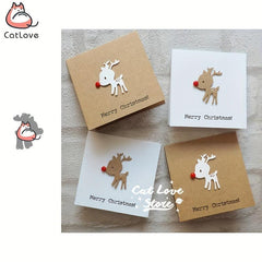 1pc Christmas Deer Metal Cutting Dies DIY Craft Embossing