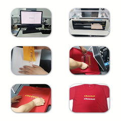 25X30CM Flock Velvet Heat Transfer Vinyl HTV DIY