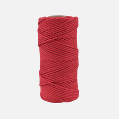 3mm X 109 Yards Colorful Twisted Rope Cotton Rope Macrame Yarn