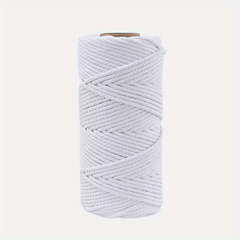 3mm X 109 Yards Colorful Twisted Rope Cotton Rope Macrame Yarn