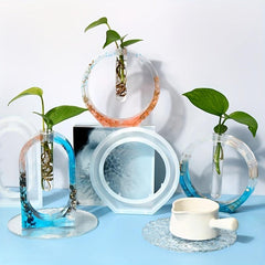 Epoxy Vase Silicone Mold for Plant Propagation Station