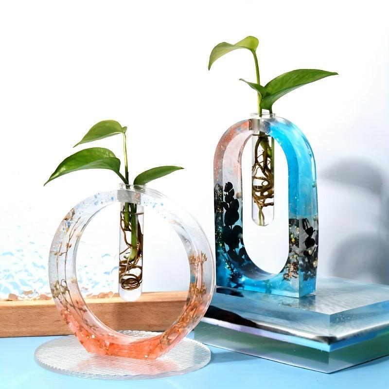 Epoxy Vase Silicone Mold for Plant Propagation Station