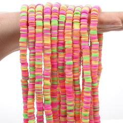 350pcs 6mm Polymer Clay Beads Jewelry Making DIY Bracelets Necklace Earrings