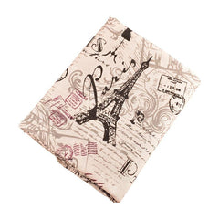 1pc Tower Printed Cotton Linen Fabric For Quilting DIY Sewing