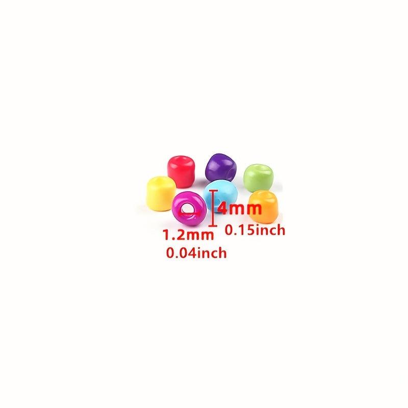 200pcs 4mm Czech Glass Seed Beads DIY Spacer Beads For Jewelry Making