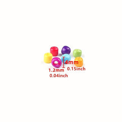 200pcs 4mm Czech Glass Seed Beads DIY Spacer Beads For Jewelry Making