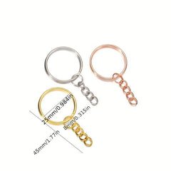 DIY Keychain Making Set Jewelry Accessories Kit for Epoxy Resin Key Chain