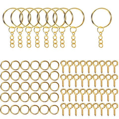 DIY Keychain Making Set Jewelry Accessories Kit for Epoxy Resin Key Chain