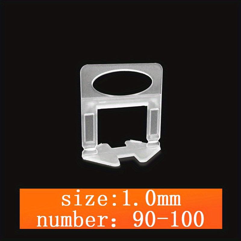 100pcs Tile Leveling System Pliers Spacers Clips & Wedges Toolkit