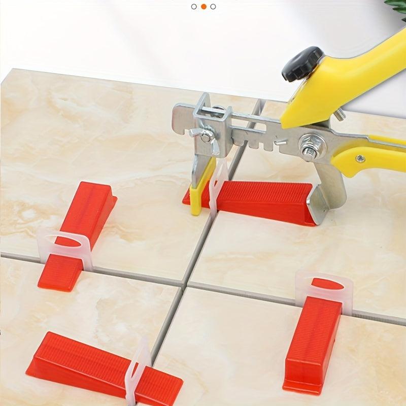 100pcs Tile Leveling System Pliers Spacers Clips & Wedges Toolkit