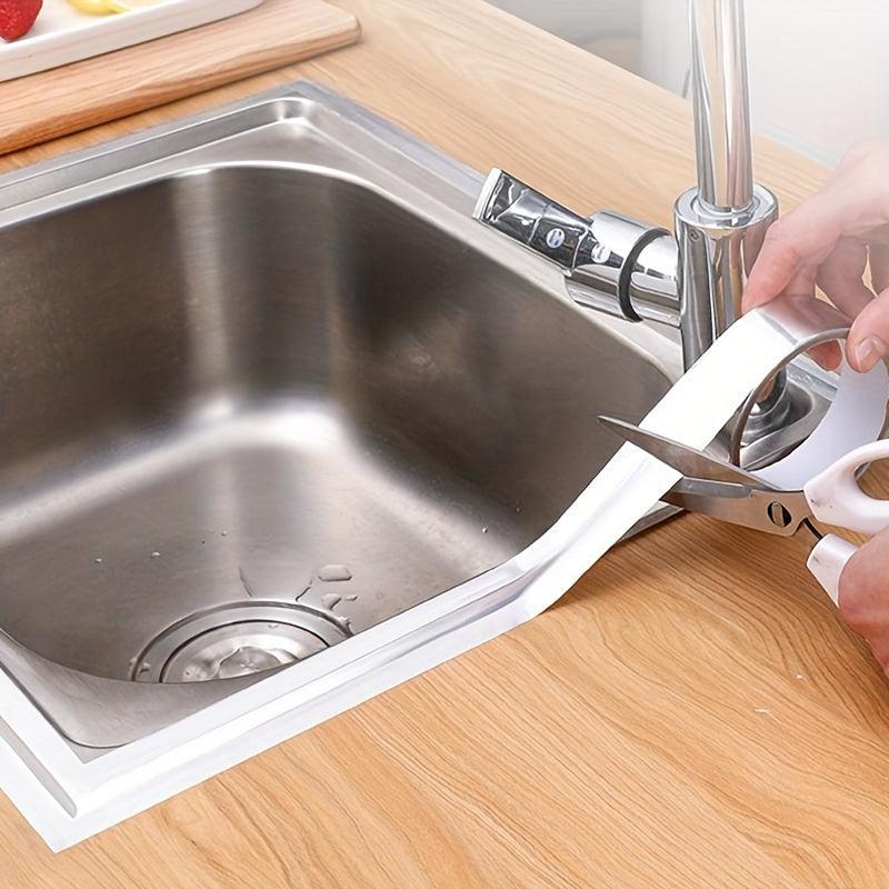 Waterproof Sink Sticker Anti Mold Tape Aluminum Foil Kitchen Bathroom