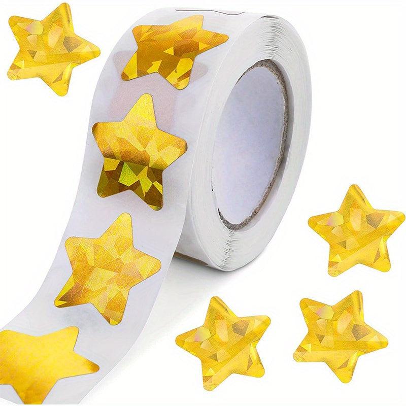 500pcs Gold Star Stickers Seals Reward School Classroom