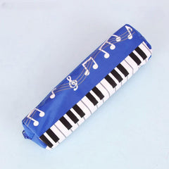 Student Pencil Case Single Layer Oxford Cloth Pen Bag For Girls Boy Musical Note