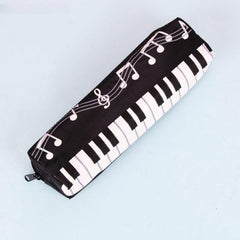 Student Pencil Case Single Layer Oxford Cloth Pen Bag For Girls Boy Musical Note