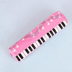 Student Pencil Case Single Layer Oxford Cloth Pen Bag For Girls Boy Musical Note
