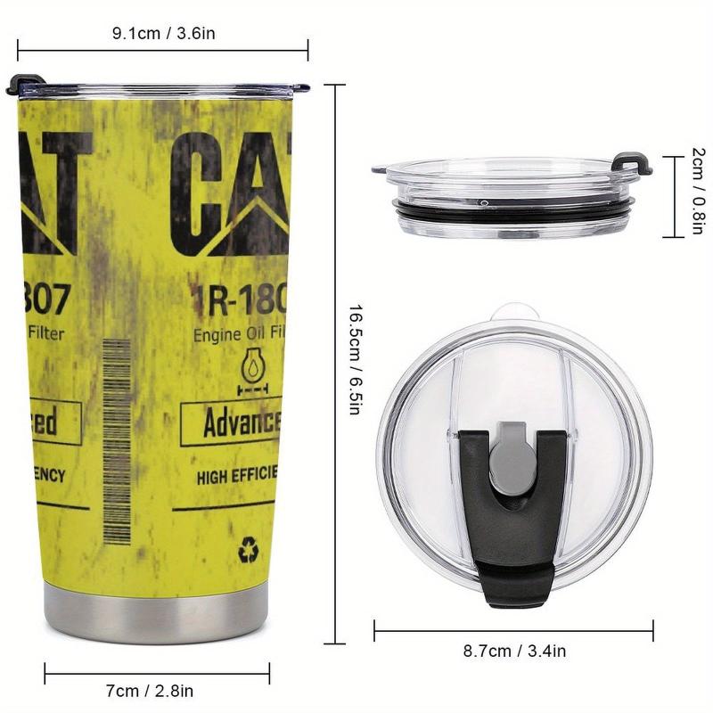 20oz Stainless Steel Insulated Tumbler Double Wall Vacuum Cup Hot & Cold Drinks