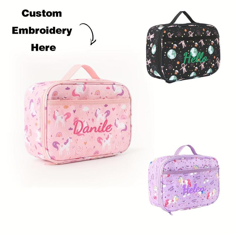 Personalized Unicorn Lunch Box Insulated Leak Proof Lunch Bag