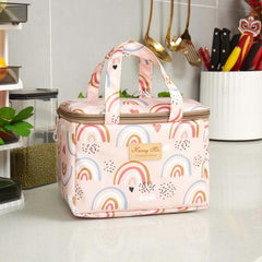 Rainbow Lunch Box Bag Large Capacity Waterproof Insulated for Picnic Camping
