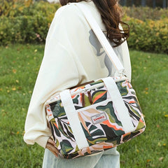 Large Waterproof Insulated Cooler Bag for Outdoor Leisure, Camouflage Pattern