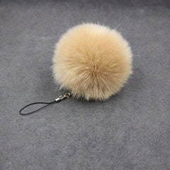 Plush Ball Keychain Bag Accessory Phone Pendant Car Ornament Gift