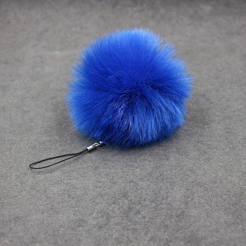Plush Ball Keychain Bag Accessory Phone Pendant Car Ornament Gift
