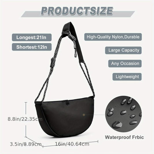 Nylon Crossbody Bag Shoulder Hobo Women's Casual Handbag