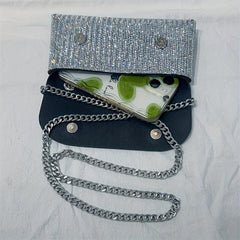 Rhinestone Crossbody Bag Chain Handbag For Wedding Cocktail