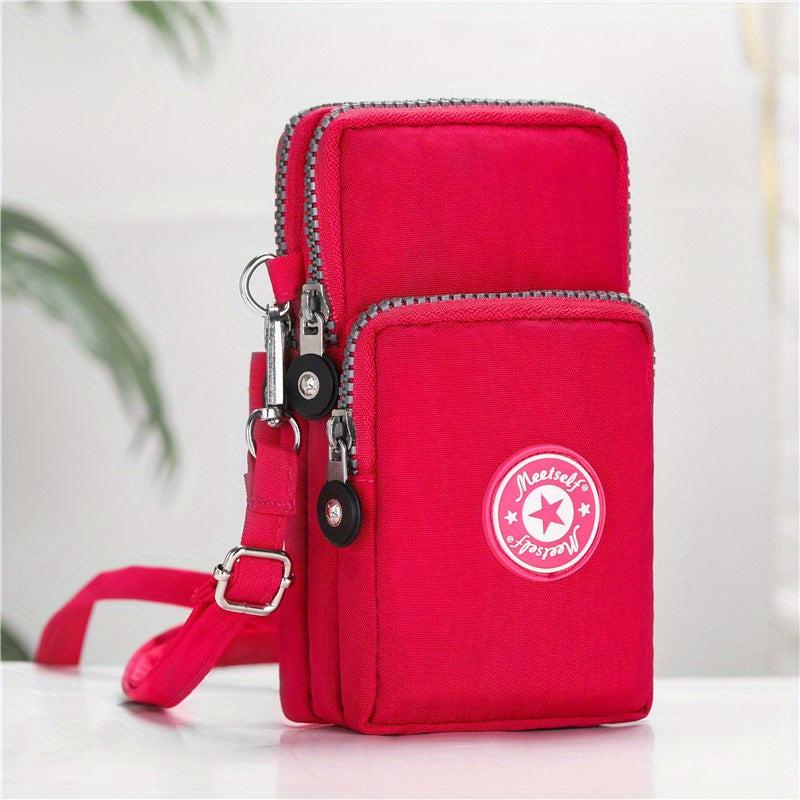 Zipper Phone Bag Small Coin Purse Versatile Shoulder Bag