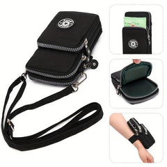 Zipper Phone Bag Small Coin Purse Versatile Shoulder Bag