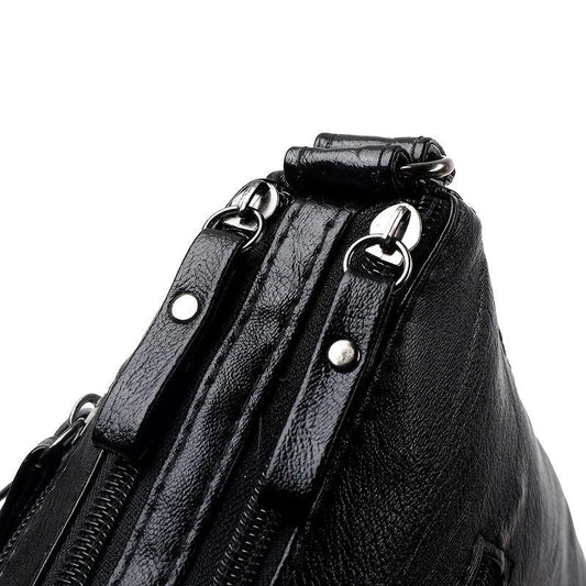 Flower Pattern Crossbody Bag Zipper Shoulder Bag
