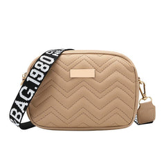 Quilted Crossbody Bag Women's Square Purse 6.69 Inch