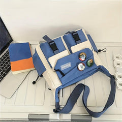 Nylon Messenger Bag Shoulder Bag Large Capacity Crossbody Bag
