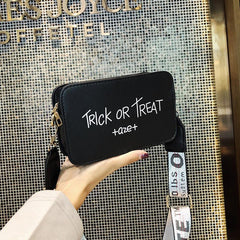 Trick Or Treat Square Purse Crossbody Bag Halloween Shoulder Candy Bag