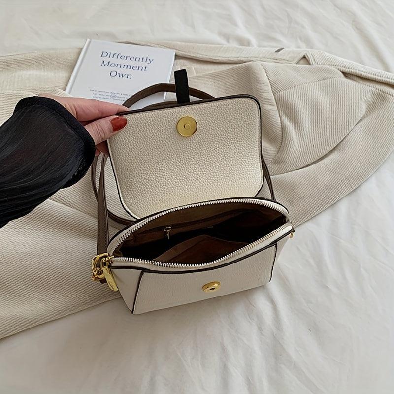 Vintage Flap Crossbody Bag Retro Shoulder Handbag Purse