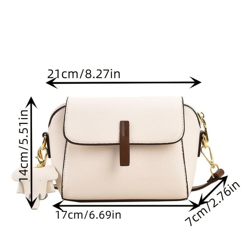 Vintage Flap Crossbody Bag Retro Shoulder Handbag Purse