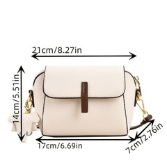 Vintage Flap Crossbody Bag Retro Shoulder Handbag Purse