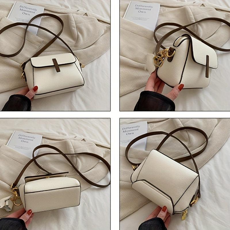 Vintage Flap Crossbody Bag Retro Shoulder Handbag Purse