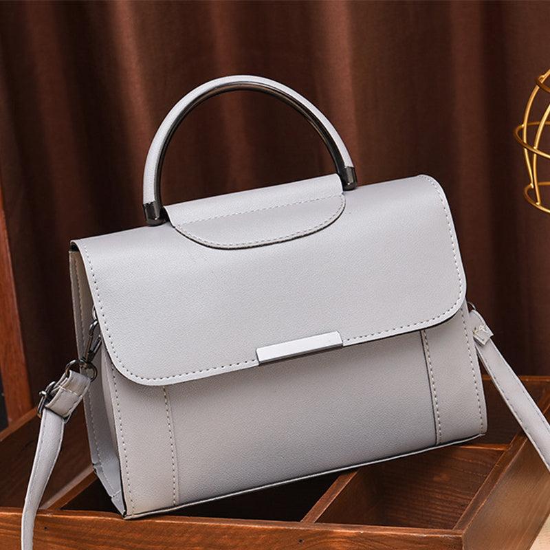 Crossbody Bag Women's Top Handle Purse Faux Leather Flap Shoulder Bag