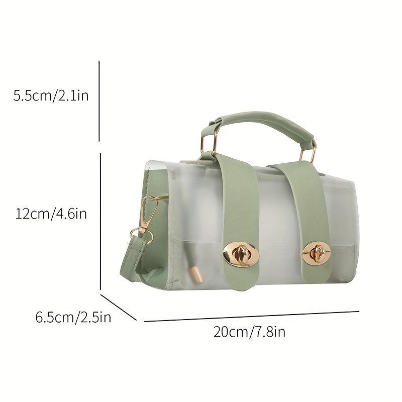 Transparent Jelly Crossbody Bag PVC Beach Bag