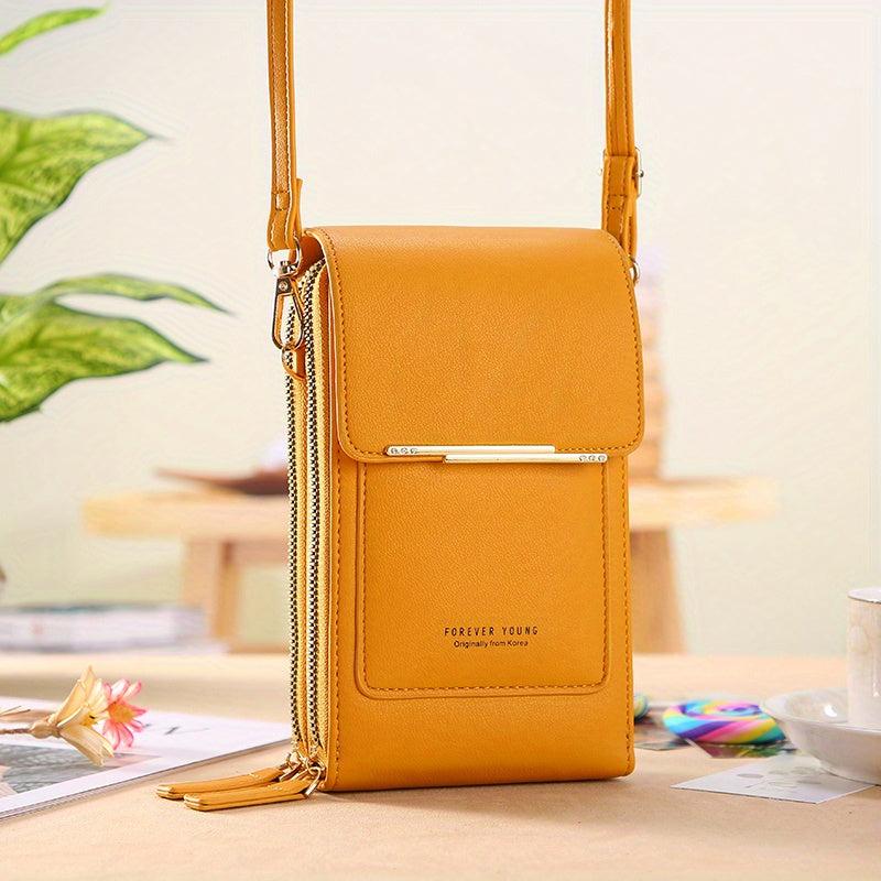 Minimalist Shoulder Bag Touch Screen Phone Bag Lightweight Purse