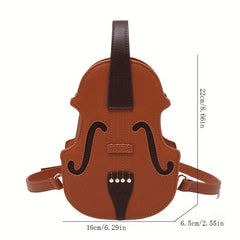 Violin Satchel Bag Shoulder Bag All Match Stylish Bag For Shopping
