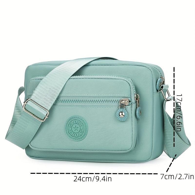 Casual Nylon Crossbody Bag Waterproof Travel Shoulder Bag
