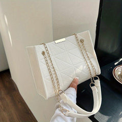 Felt Crossbody Bag Chain Shoulder Handbag