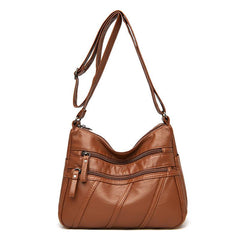 Women's Striped Shoulder Bag Large Capacity Crossbody