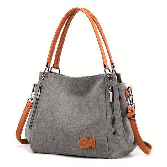 Canvas Tote Bag Large Capacity Crossbody Bag Handbag