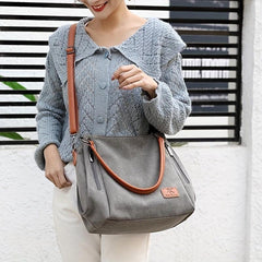 Canvas Tote Bag Large Capacity Crossbody Bag Handbag
