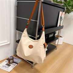 Vintage Oxford Cloth Messenger Bag Large Capacity Crossbody Bag