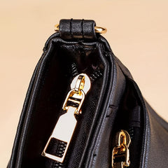 Quilted Crossbody Bag Vegan PU Shoulder Bag Women's Casual Handbag